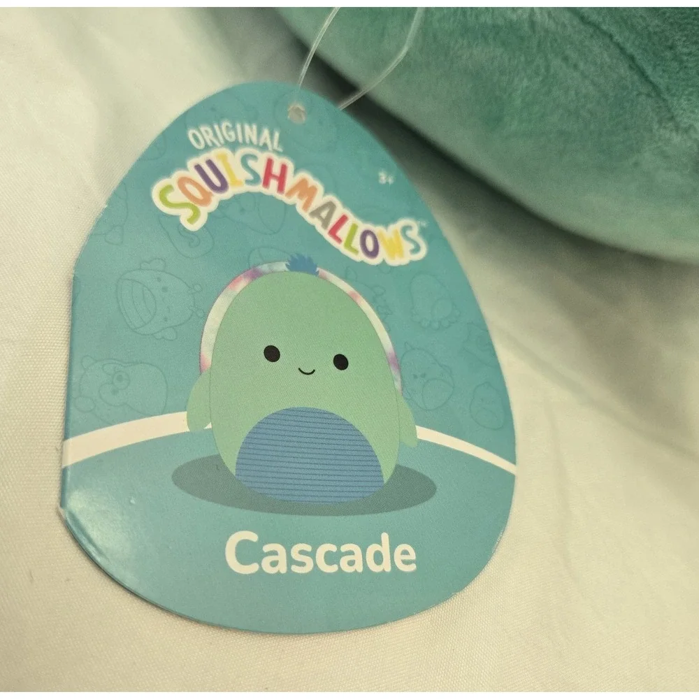 Squishmallows: CASCADE THE SEA TURTLE Tie Dye Shell Blue Belly Toy Plush‎